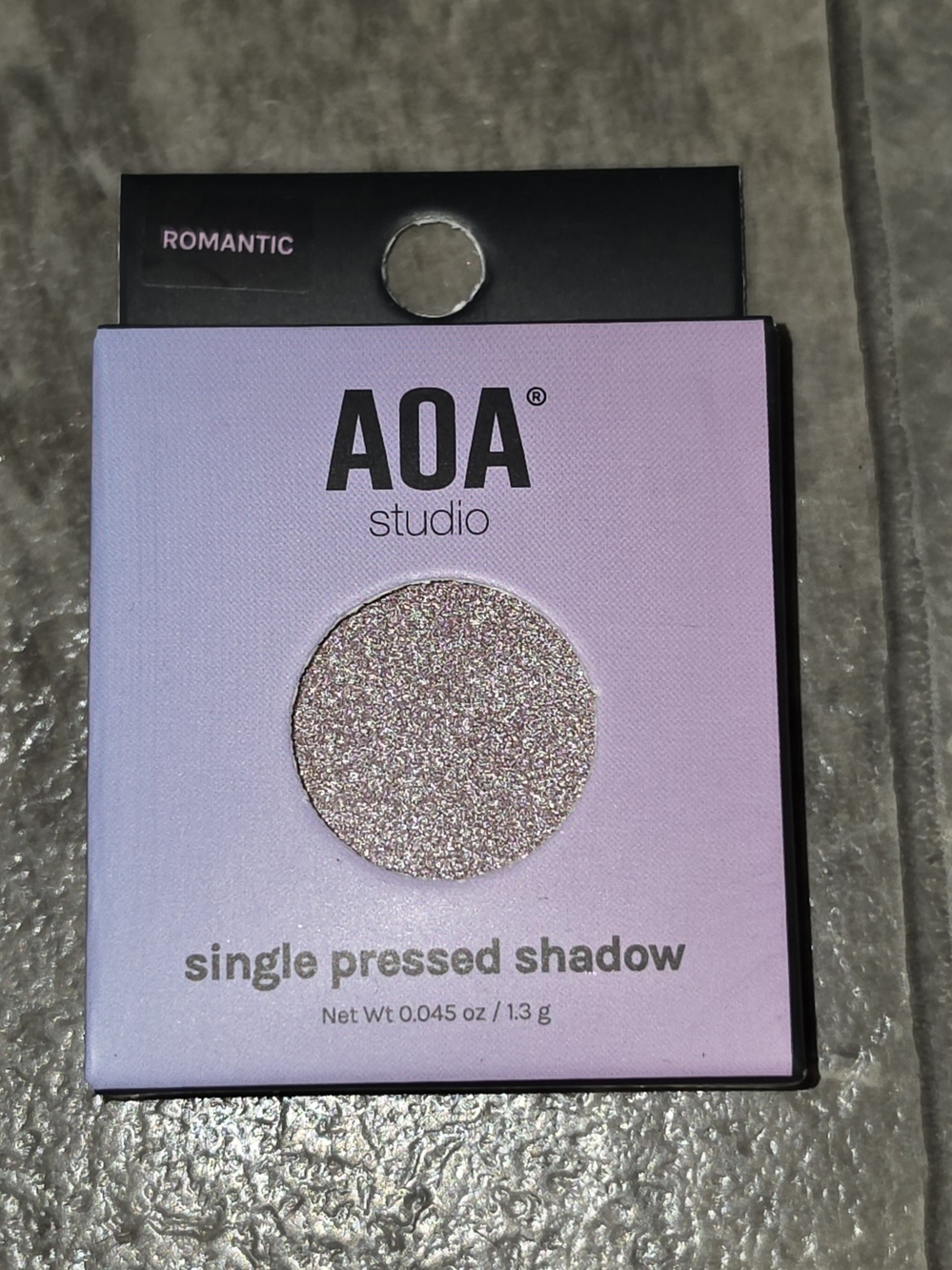 AOA Studio Shimmery Single Pressed Eyeshadow In Romantic BNIB